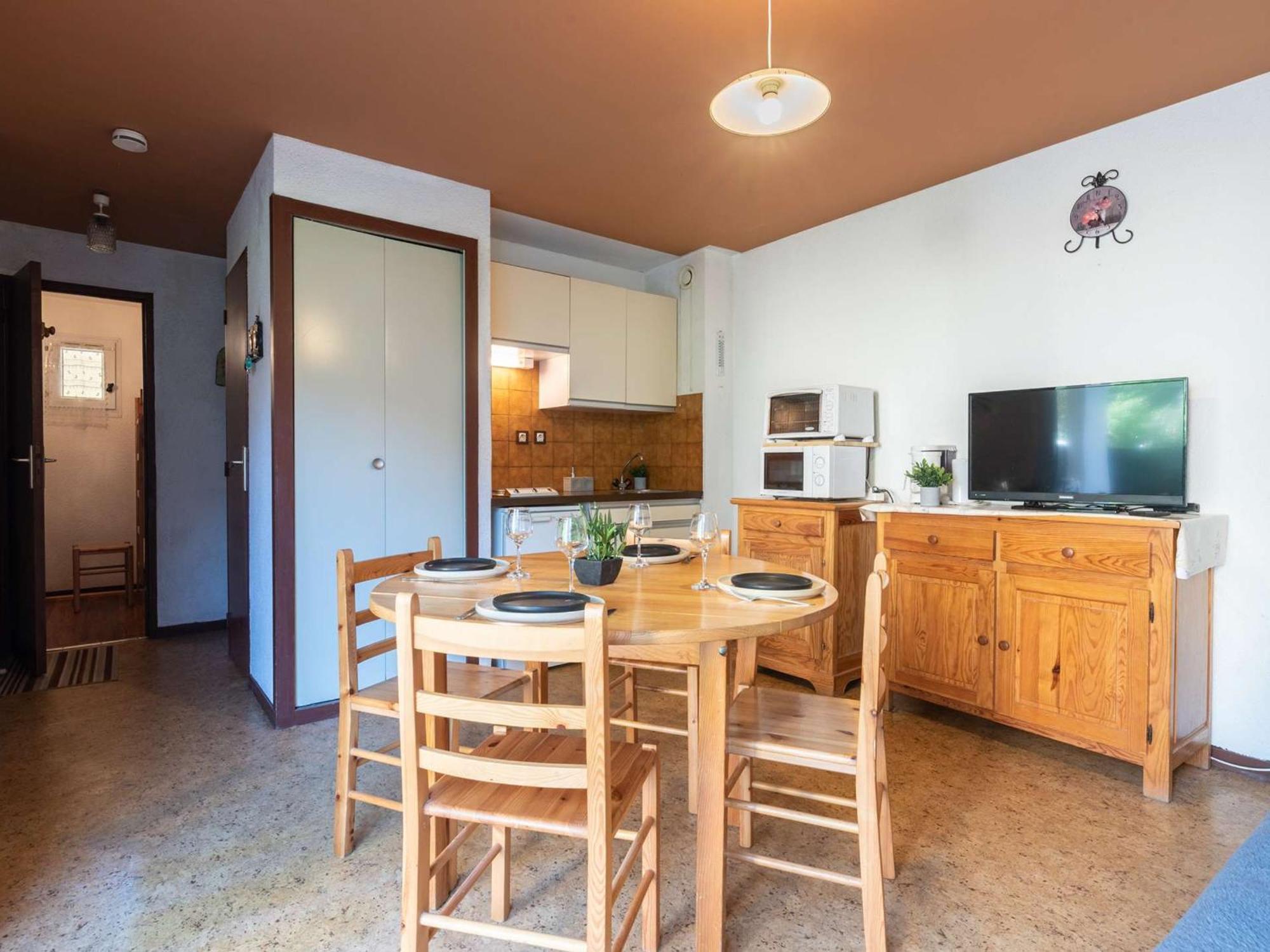 Appartement Cosy Pour 4, Terrasse, Proche Thermes Et Telecabine A Saint-Lary-Soulan - Fr-1-296-196 Exterior foto